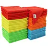 25cm Square 3pcs Microfiber Car Wash Towel Water Absorbing Ultra-Fine Fiber Cloth Kitchen Dishwashing Household Cleaning Cloth 1