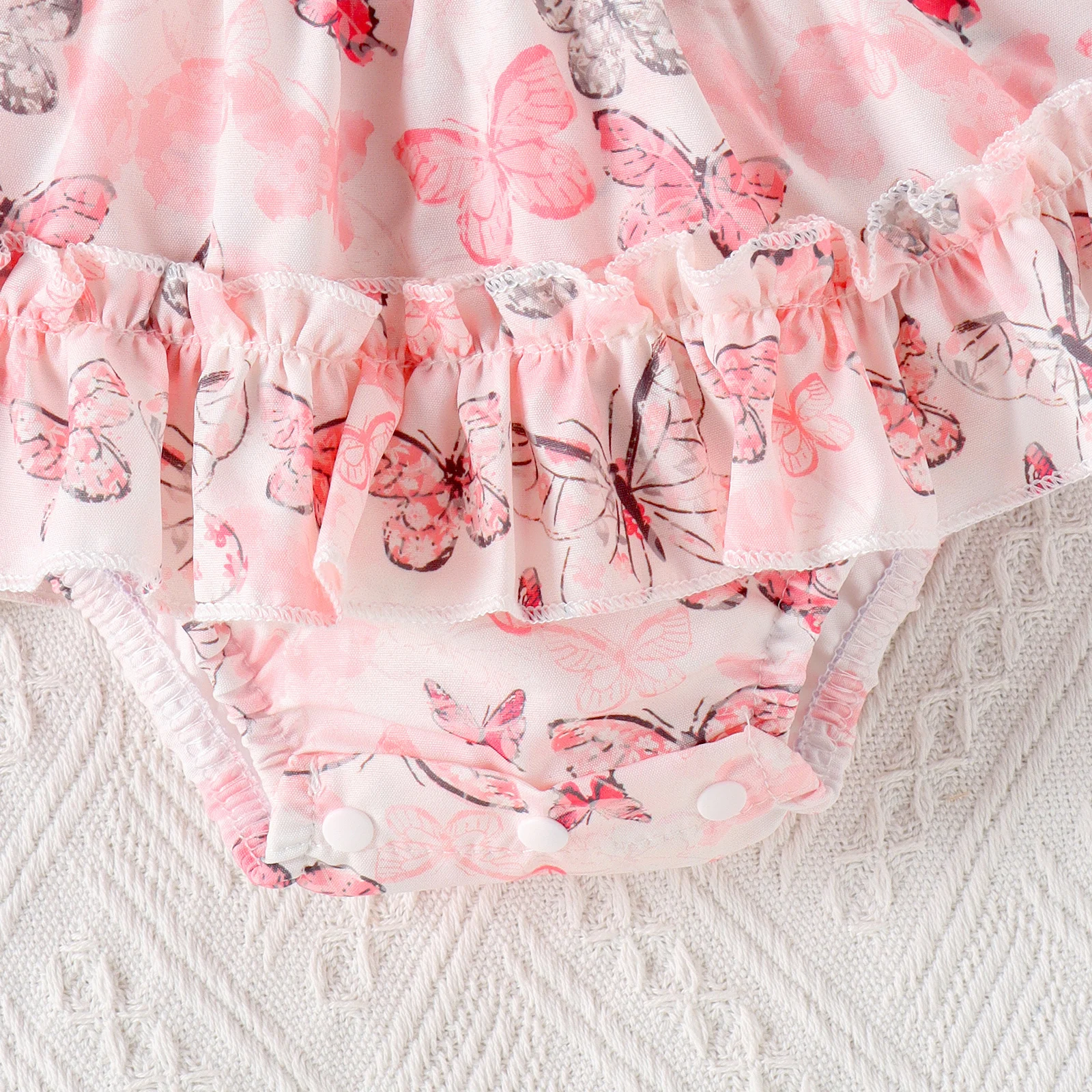 Baby Girl Printed Dress & Headband Set 6