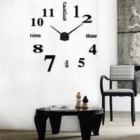 Quartz Wall Sticker Clock Modern Design 2