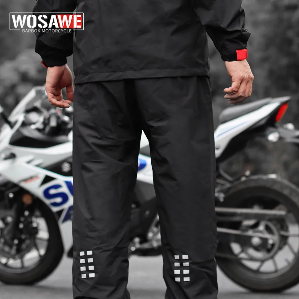 WOSAWE Ultralight Men/Women Outdoor Waterproof Windbreak Motorcycle Bicycle Riding Rain Pants Cycling Hiking Trip Rain Pants motorcycle rain pants
