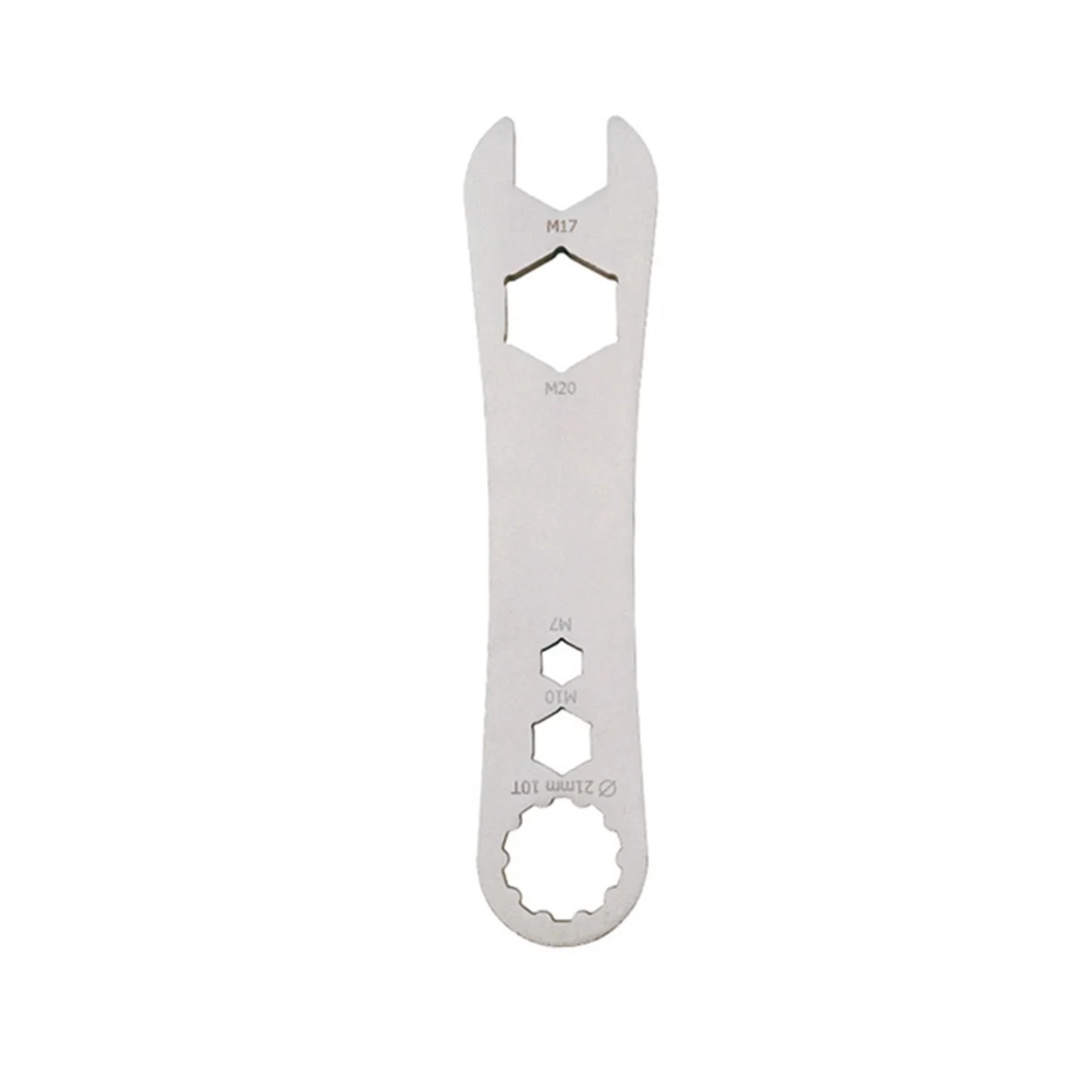 

Repair Wrench Road Bike Bike Pro Pedal Wrench Repair Tool Stainless Steel for Shimano 10 Teeth Silver