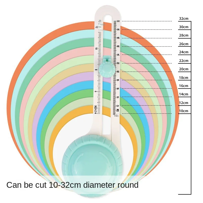 Adjustable Circle Cutters Round Cutting Compass Knife Patchwork Gauge Scrapbooking Cutters DIY Handicraft Paper Cards paper cutter circular cutter