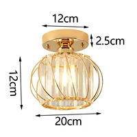Mini Chandelier Ceiling Light Crystal Ceiling Light Close to Ceiling Lighting Fixture Ceiling Lamp for Corridor Aisle Lamp 5