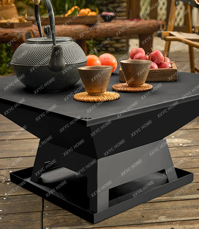 

Roasting Stove Brazier Grill Table Outdoor Heating Stove for Tea Making