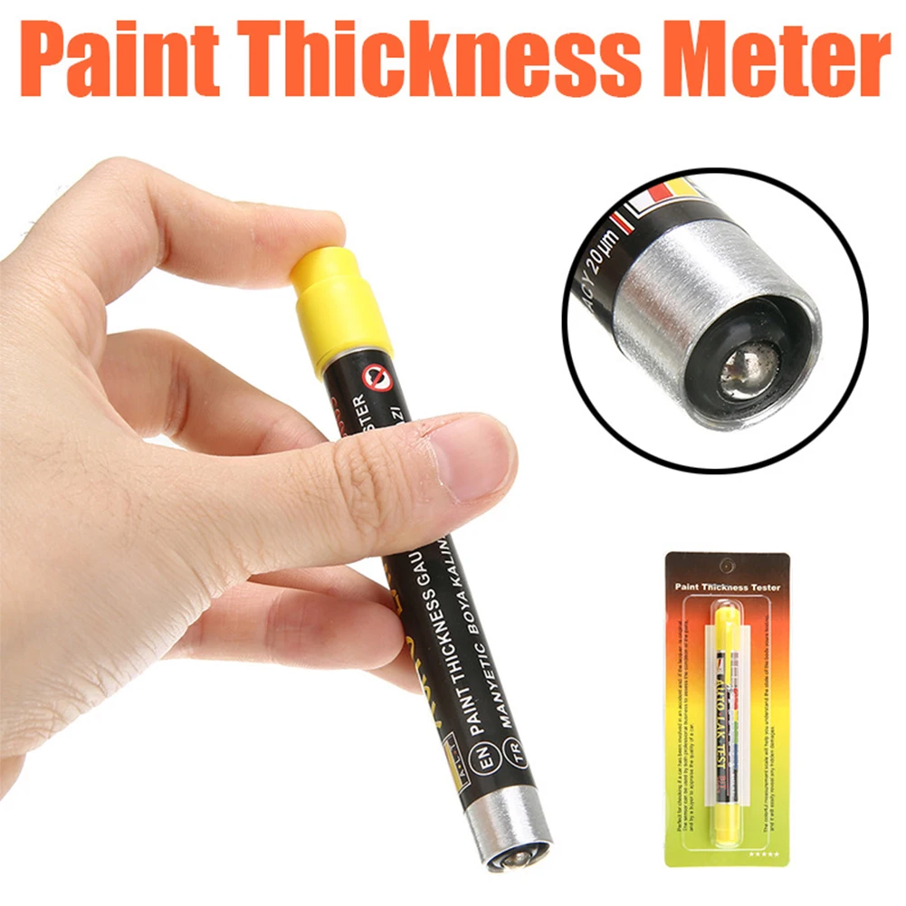 Automobile Paint Tester Car Paint Thickness Pen C0018 Coating Thickness Gauge With Micro-magnetic Crash Check Test