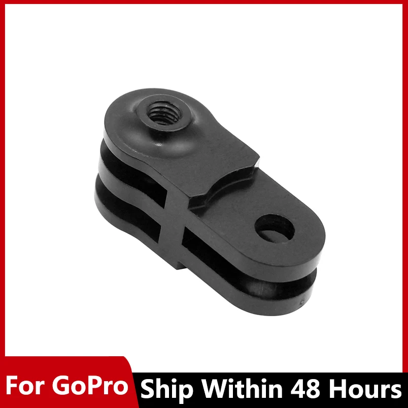 CNC Extension Activity Connector for 3-way Pivot Arm for Gopro Hero 9 8/MAX/SJ4000 /yi Action Camera Tripod Mount Adapter BGNing