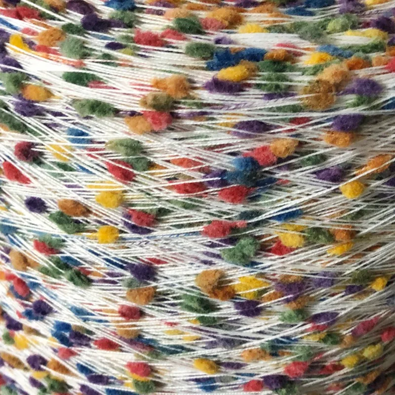 1000g/Lot Fancy Ping-Pong Yarn for Knitting Crocheting Dot Thread Crochet Sweater Scarf Croche Handknit DIY Crafts Freeshipping