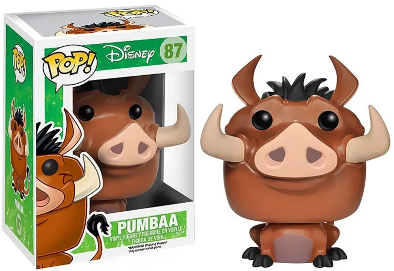 Funkopop The Lion King Simba Cute Pumbaa 87 # Con Scatola 10Cm Anime Figure Toys Collection Modello Acton Toy For Children