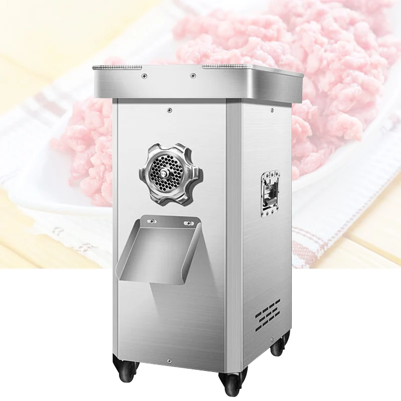 

Stainless Steel Meat Grinders Electric Automatic Sausage Chicken Bones Maker Multi Functional Mincer