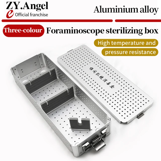Instrument Box Disinfection Box Aluminum Alloy Intervertebral Foramen Endoscope Surgical Instrument Disinfection Box