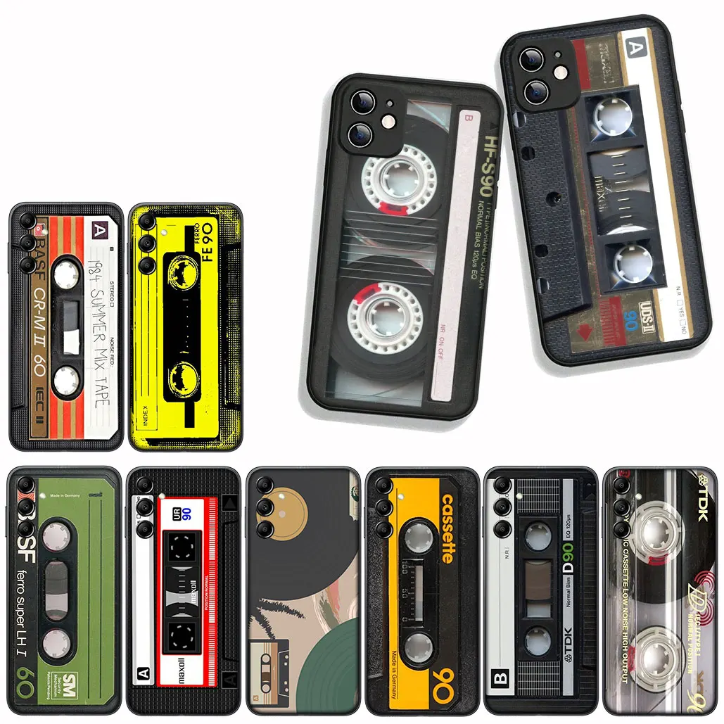 Retro Cassette Tape Music Phone Case Cover
