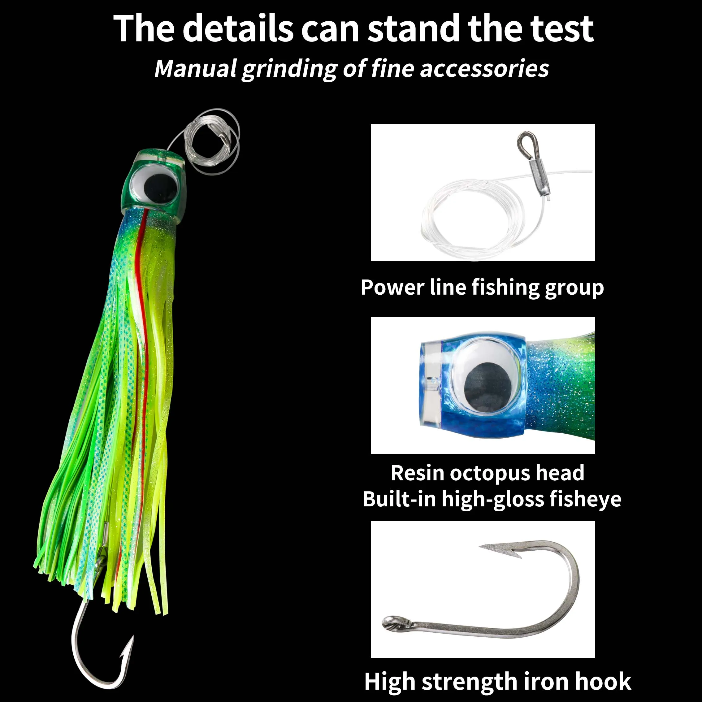 Saltwater Fishing Lures Kit tuna marlin lures Big Game Fishing