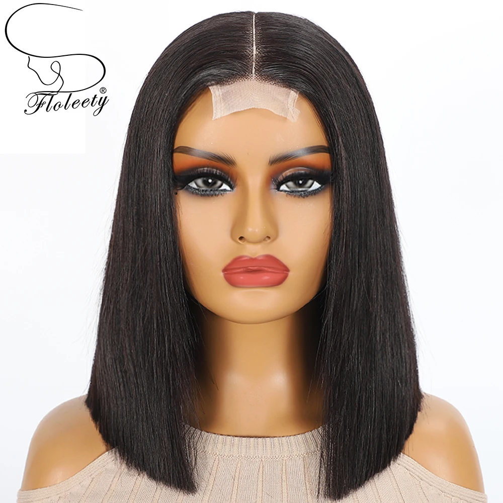Super Double Drawn Bob Wigs Human Hair 300 Density 12A Hair 5x5 2x6 Lace Bob Wig 13x4 Lace Frontal Human Wigs For Women