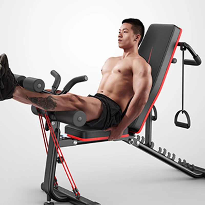 AD-187Z Dumbbell bench sit-up aid exercise fitness equipment household multifunctional foldable fitness chair bench press