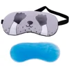 Cute Cat Cartoon Soft Eye Sleep Aid Mask with Comfortable Ice Compress Gel Travel Rest Eye Shade Cover Blindfold #280205 5