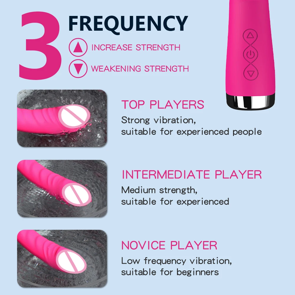 Long Vibrator Dildo Sex Toys For Women Powerful Vibro Magic Wand Clitoris And G Spot Stimulator Female Masturbation Adult Goods