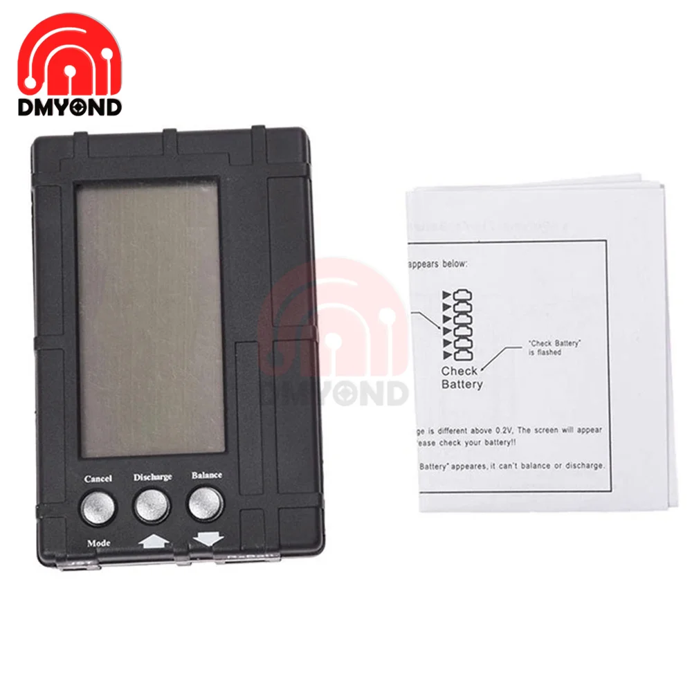 

Балансирующий измеритель напряжения, для LiPo/LiFe 2-6s, с ЖК-дисплеем, 3 в 1, для радиоуправляемой модели