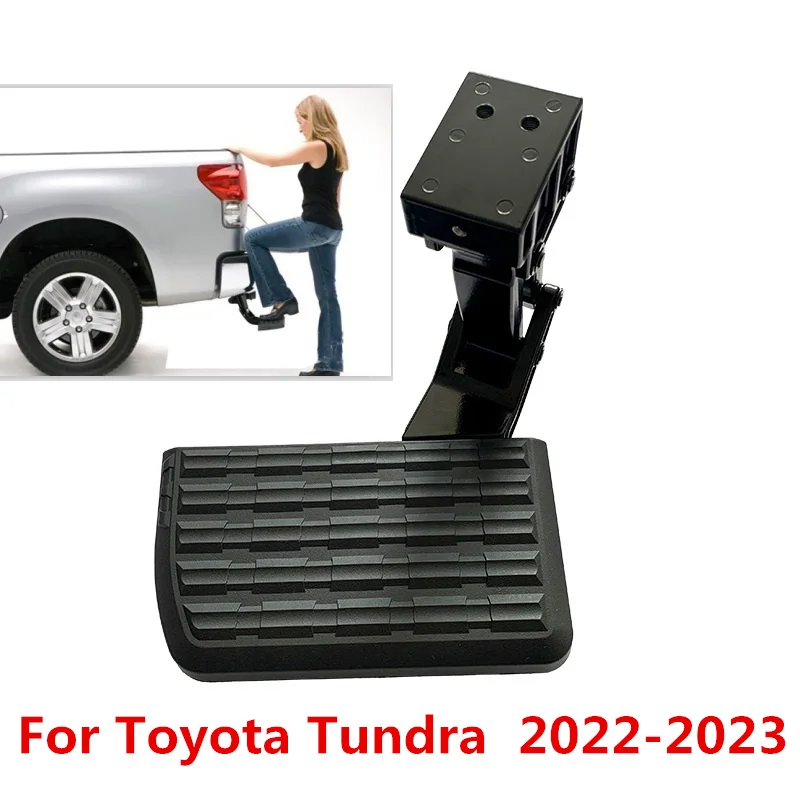 Rear BedStep Retractable Bumper Foot Step T Step Pedal Folding Kit