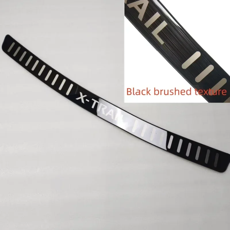 Ultrathin Stainless Steel Rear Bumper Protector Sill Trunk Tread Plate Trim