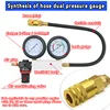 TU-21 Cylinder Leak Tester Compression Leakage Detector Set Double Gauge Petrol Engine Leakdown Detection Test Automotive Tools 4