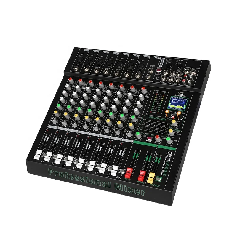 

Best Selling Professional Audio Mixer Console 8 Channels