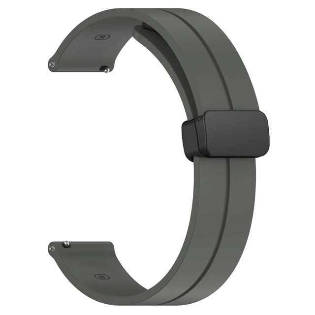 Para Amazfit GTS 2 20 mm Correa de reloj de silicona con cierre magnético  de color