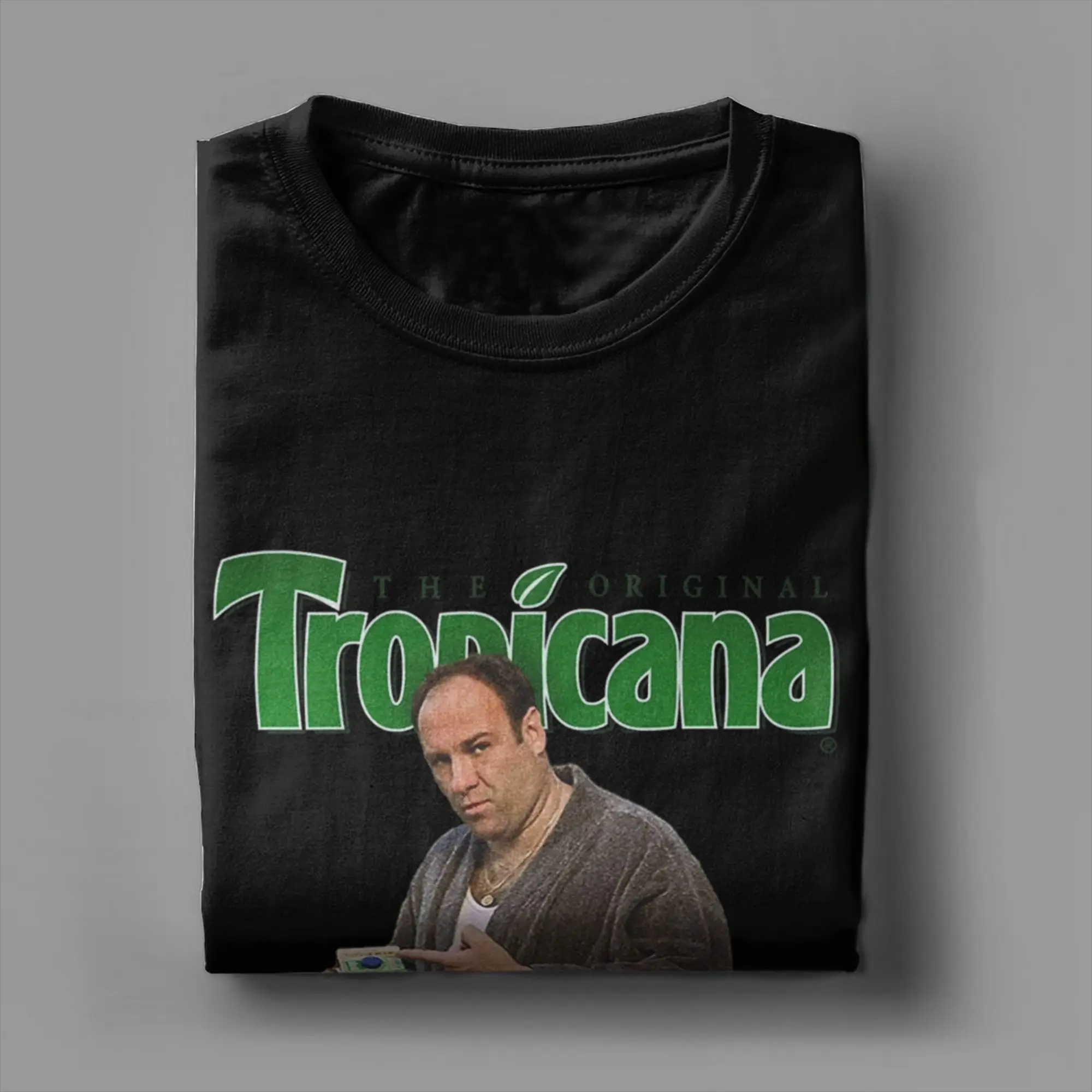 T-shirt da uomo The Sopranos Novità T-shirt in puro cotone girocollo T-shirt a maniche corte Abbigliamento unico - immagine 4