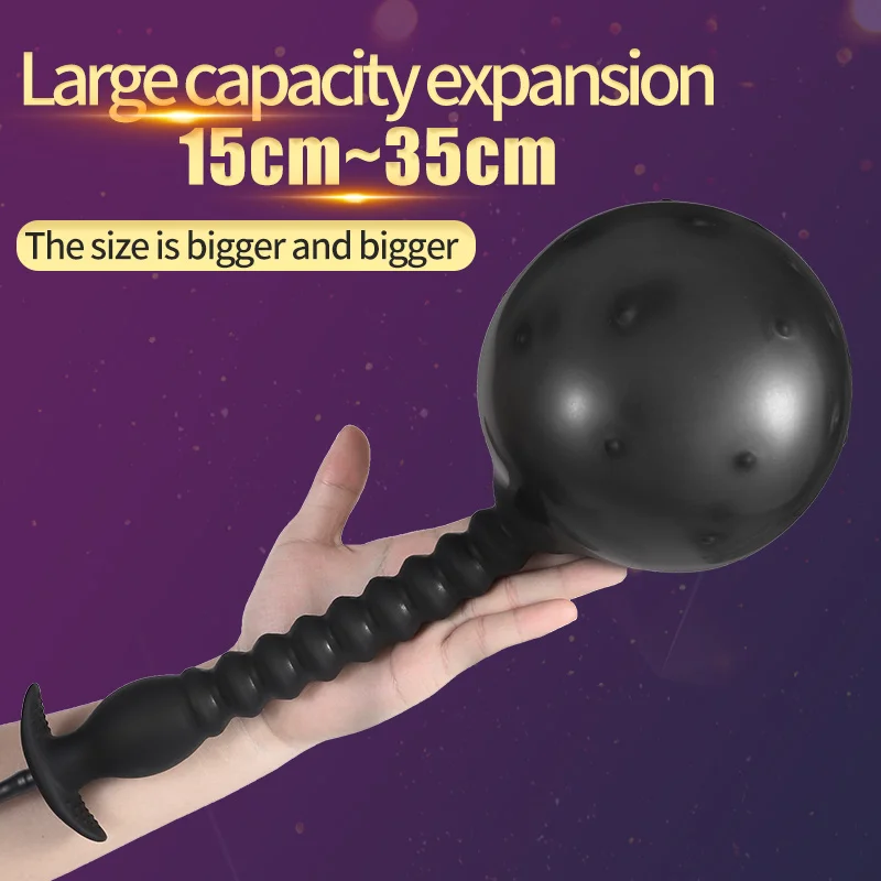 Oversized Extra Lange Iatable Siliconen Anale Plug Seksspeeltje Voor Mannen Vrouwen Dilatator Anus Expander Prostat_voghion.com