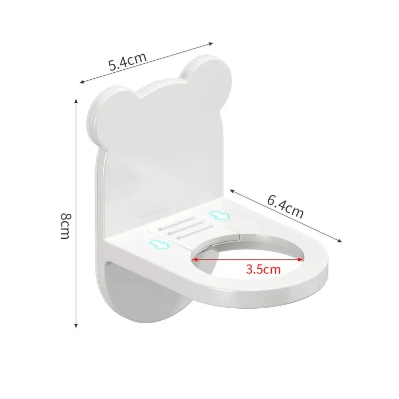 Universal Shower Gel Bottle Rack Adjustable Shampoo Bottle Holder Hand Soap Dispenser Hook Wall Mounted Free Punching 6