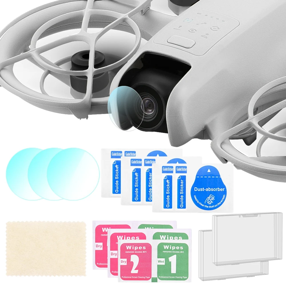 Tempered Glass Lens Screen Protector 9H Protective Film Drone Camera Lens Tempered Film for DJI Neo Drone Camera Len Accessories