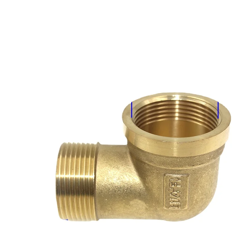 

1-1/4" BSP Female To Male Elbow 90 Degre Brass Pipe Fitting Coupler Connector Water Gas Fuel