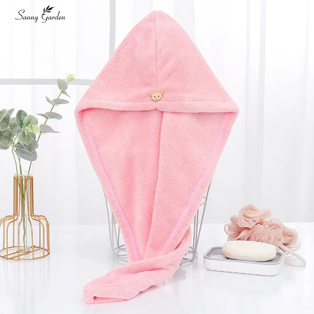 

1 шт. шапка для сушки волос, быстросохнущее полотенце для волос из микрофибры, шапка, женская шапка для ванны, однотонная шапка-полотенце, суперпоглощающий тюрбан, шапка для сушки волос