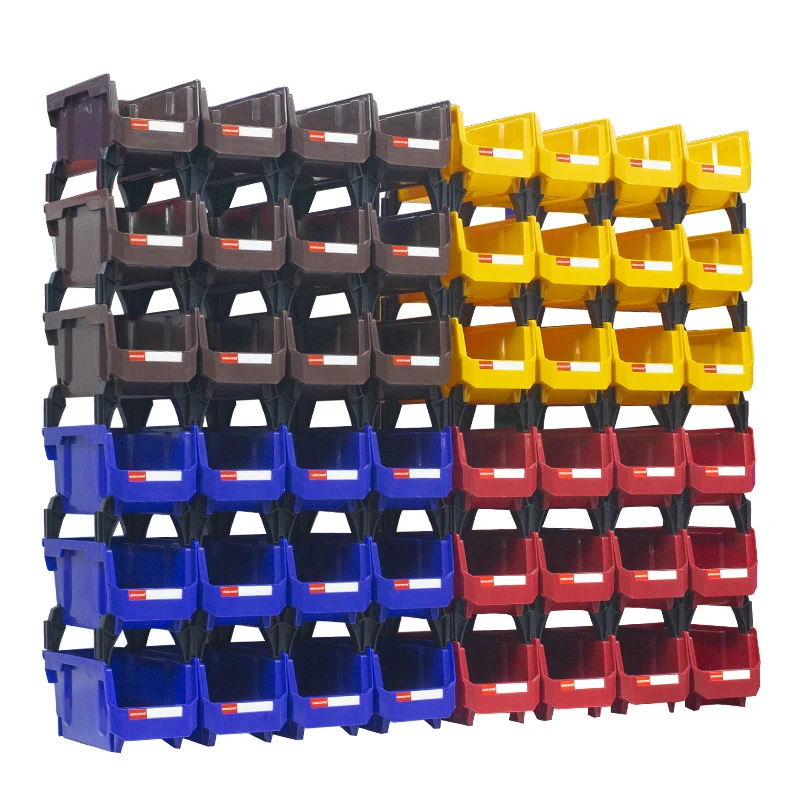 

LEADLOONG V3 Garage Box 12pc 11x5x5inch/27.6*13.9*12.8cm Organizer Garage Storage Bins Parts Storage Shelf
