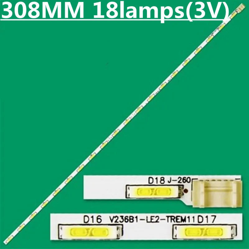 TH-24A403DX LED 백라이트 스트립, V236B1-LE2-TREM11 V236BJ1-LE2, T24D310EX, 24TK410V, LT24D310EX, LT24D310LH, 10 개