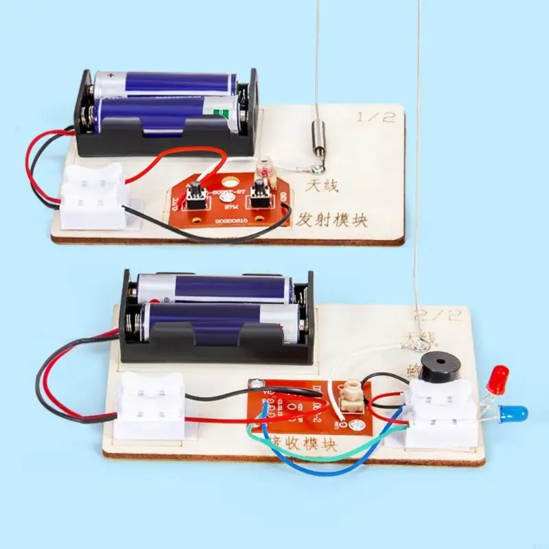 MXLC Kid DIY Physics Model Kits DIY Wireless Transmitter Experiment Kits for Student