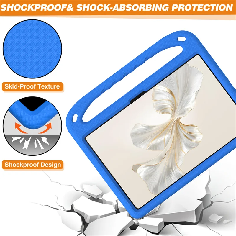 Bonito Eva Portátil Case Kickstand Tablet à Prova de Choque para Crianças Capa para Honor Pad Hey2-w19 W09 12 1 - Imagem 3