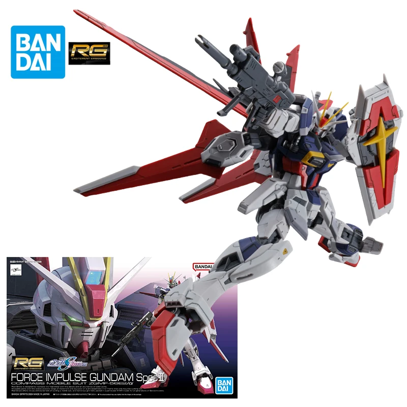 

Bandai RG Force Impulse Gundam Spec2 мобильный костюм Gunpla семян свободы детской модели комплект игрушек для мальчика подарок