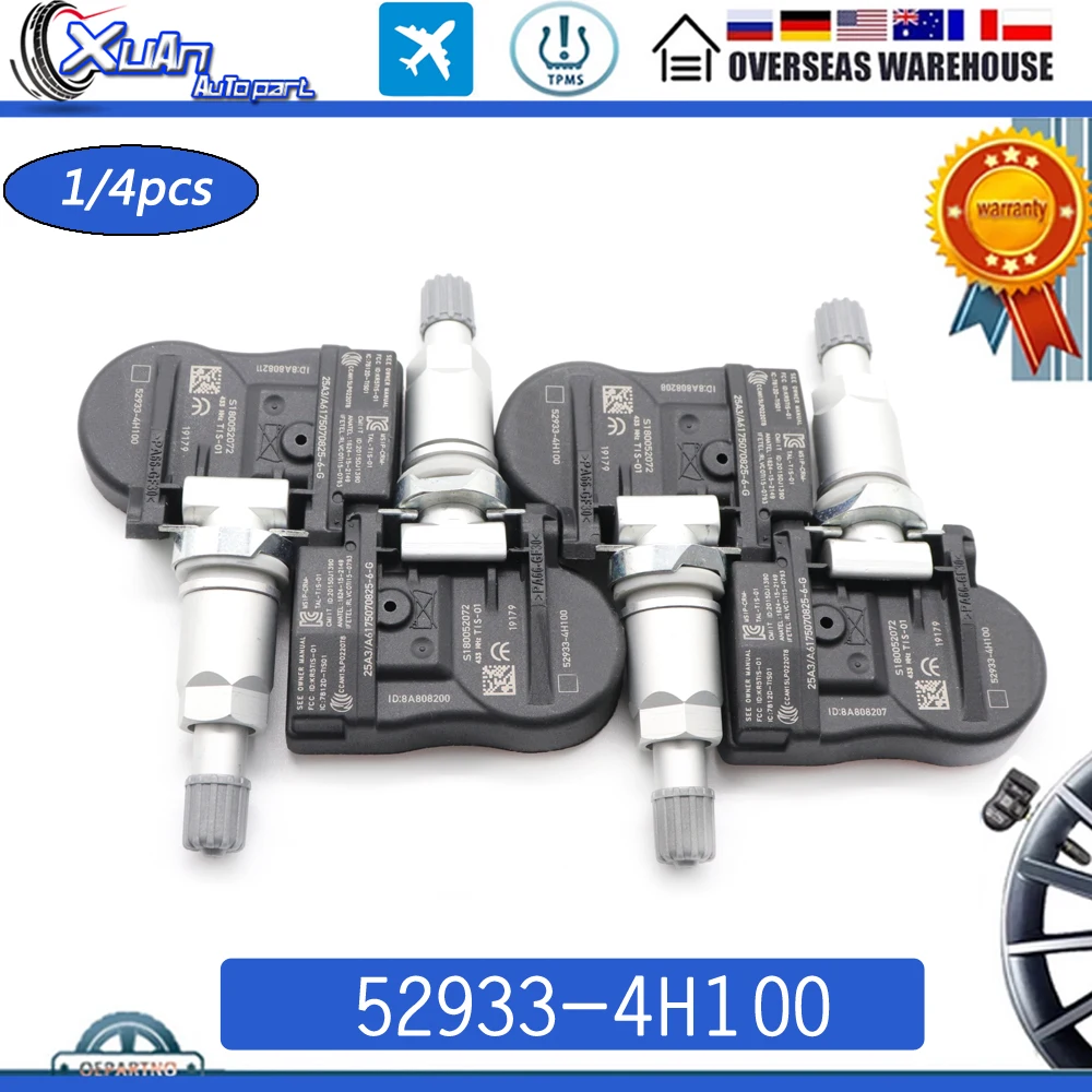 

Система мониторинга давления в шинах 52933-4H100 TPMS для Hyundai Starex [TQ] H100 [TQ] стандартная грузоподъемность [TQ] 2014-2021 433 МГц