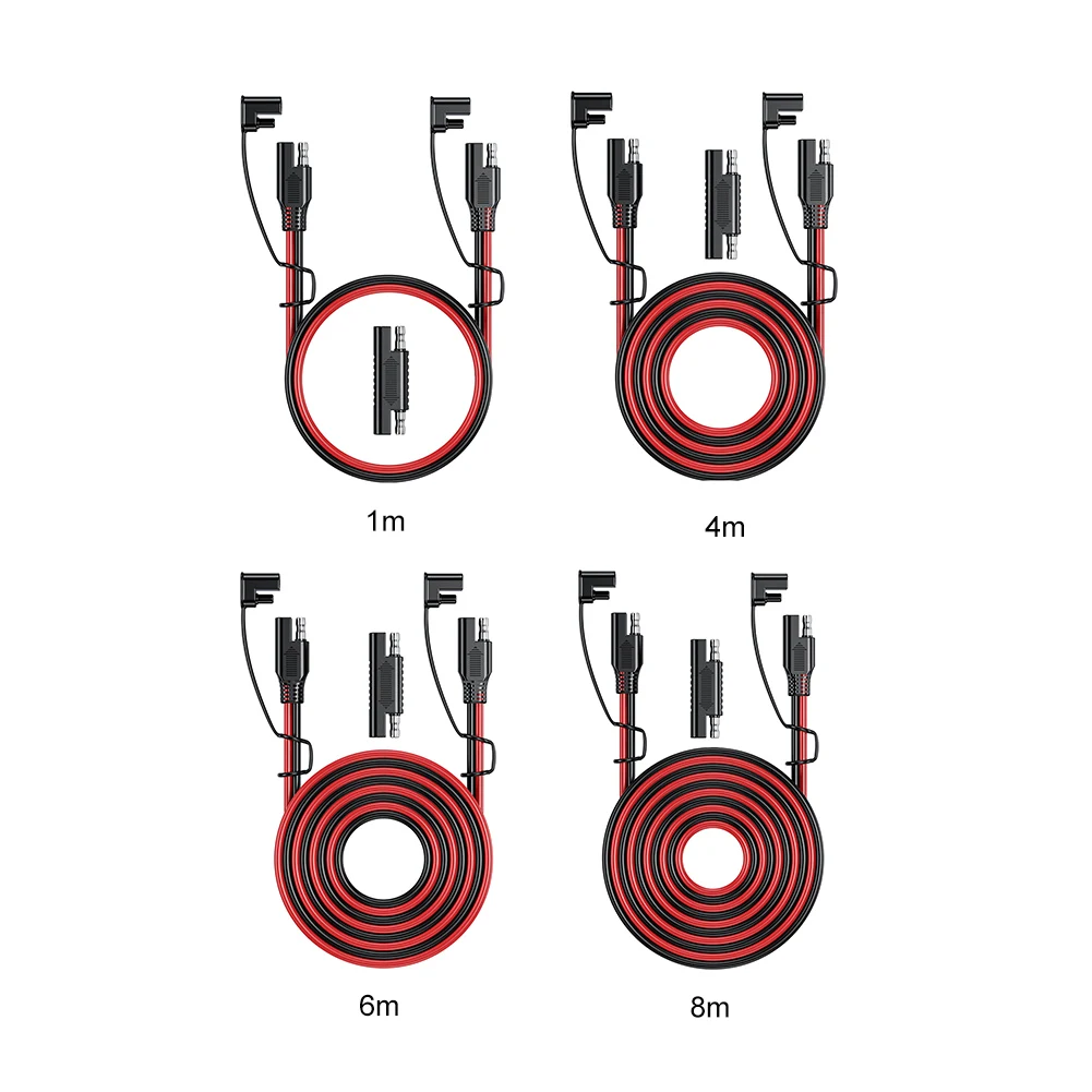 배터리 충전 케이블 SAE - SAE 12V-36V 빠른 연결 해제 연장 케이블 16AWG 태양광 플러그 코드 빠른 연결 하네스