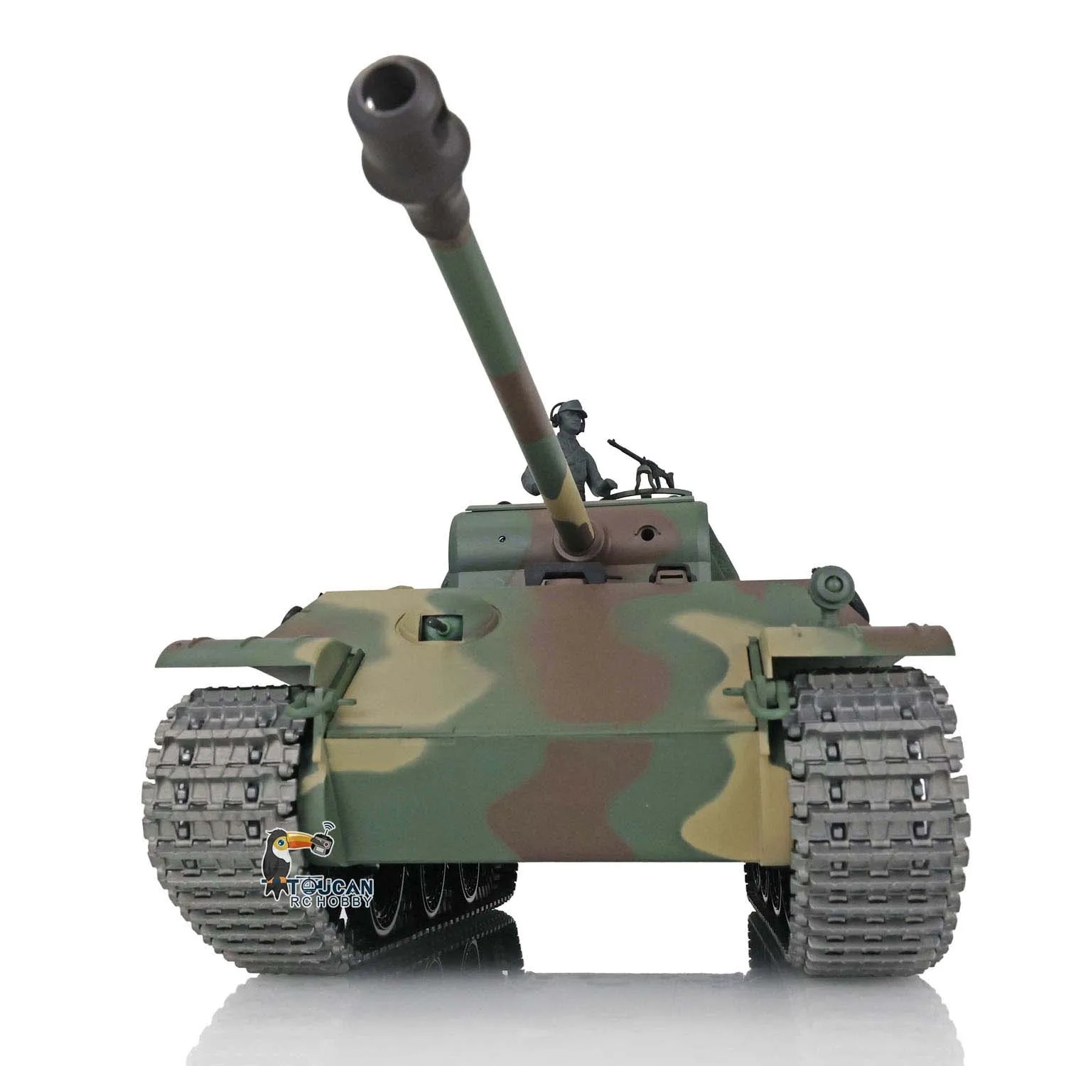 Toys Heng Long 1/16 Scale 7.0 RC Tank 3879 Upgraded German Panther G RTR Metal Tracks Remote Control Car for Boys TH17488-SMT4 4