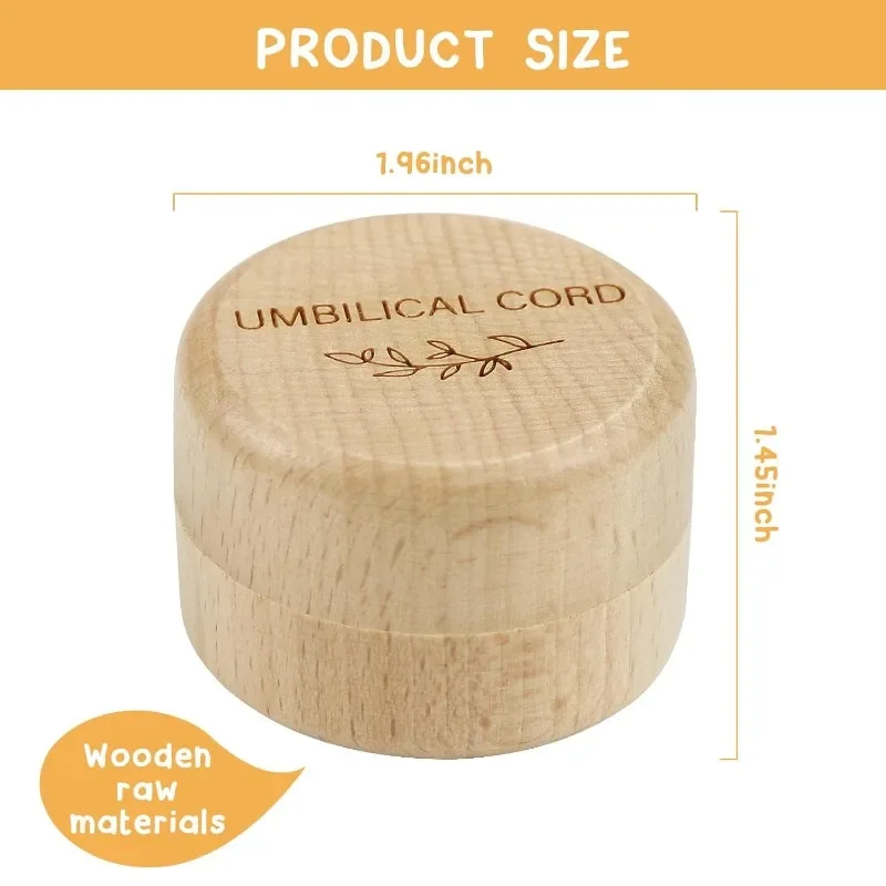 Wooden memorial box Wooden baby fetal hair/umbilical cord memorial box carved memorial box newborn christening baby gift