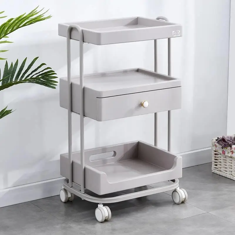 

Rolling Tool Cart Salon Trolley Beauty Manicure Cosmetic Salon Trolley Lash Barber Carrello Attrezzi Beauty Furniture KMST