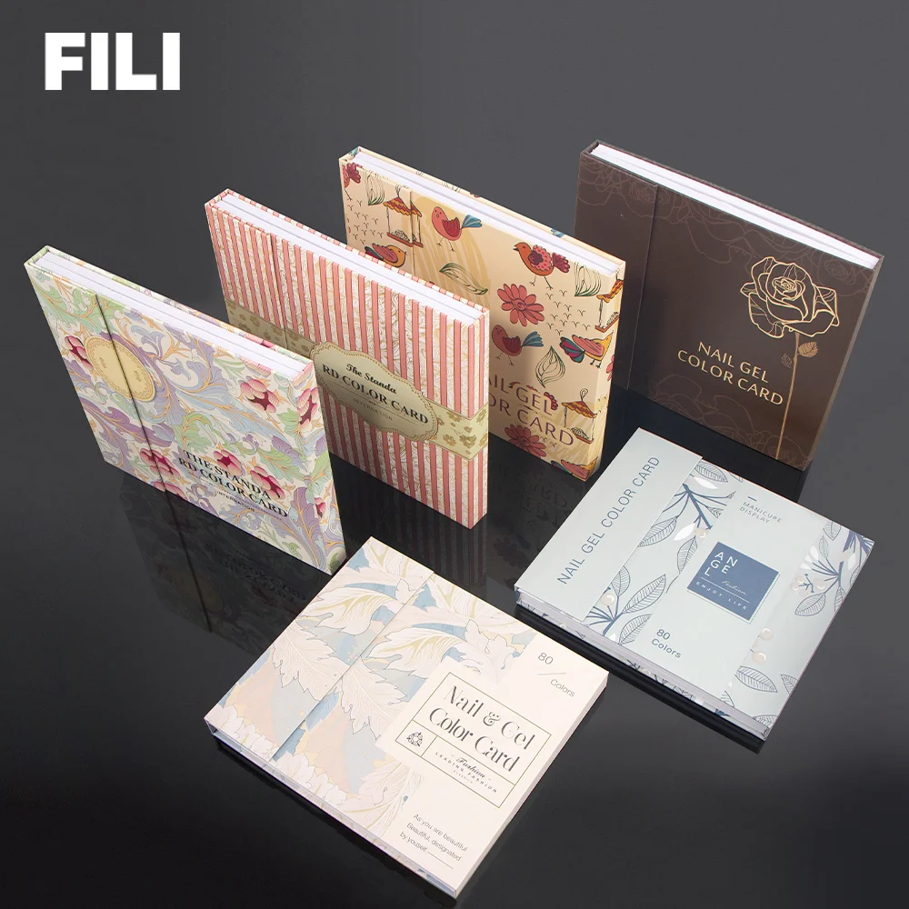 Fili Colors Nail Tips Display Book Per Salone Di Bellezza Che Mostra Scaffale Gel Swatch Color Card Tabellone Per Unghie Fai Da Te Display Per Libri P