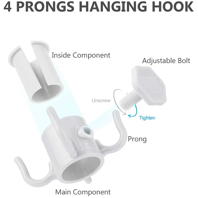 Beach Umbrella Sand Anchor Bracket Bracket With Umbrella Hook Set Patio Beach Set 2Pcs