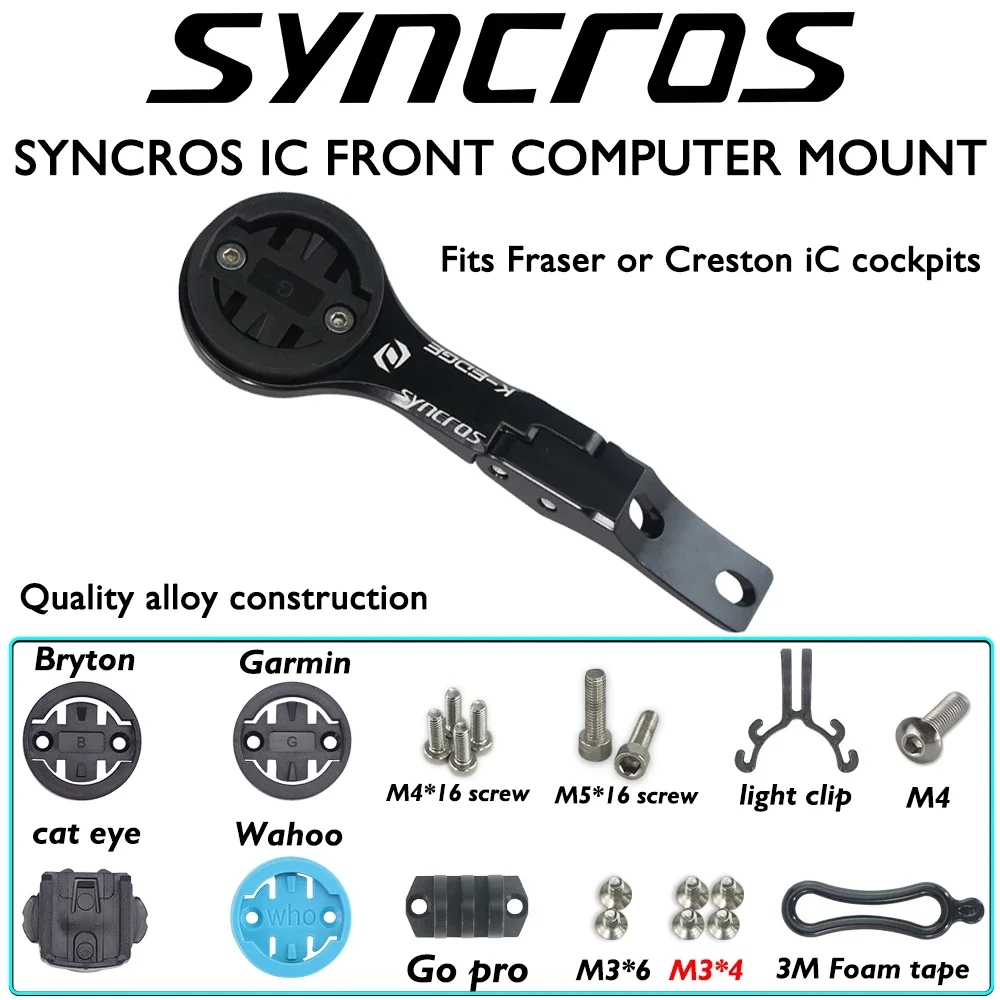 맞춤형 SYN Creston IC 1:1 통합 케이블 핸들바, 도로 자전거 스톱워치, 가민 브래킷, 컴퓨터 스탠드, 자전거 액세서리