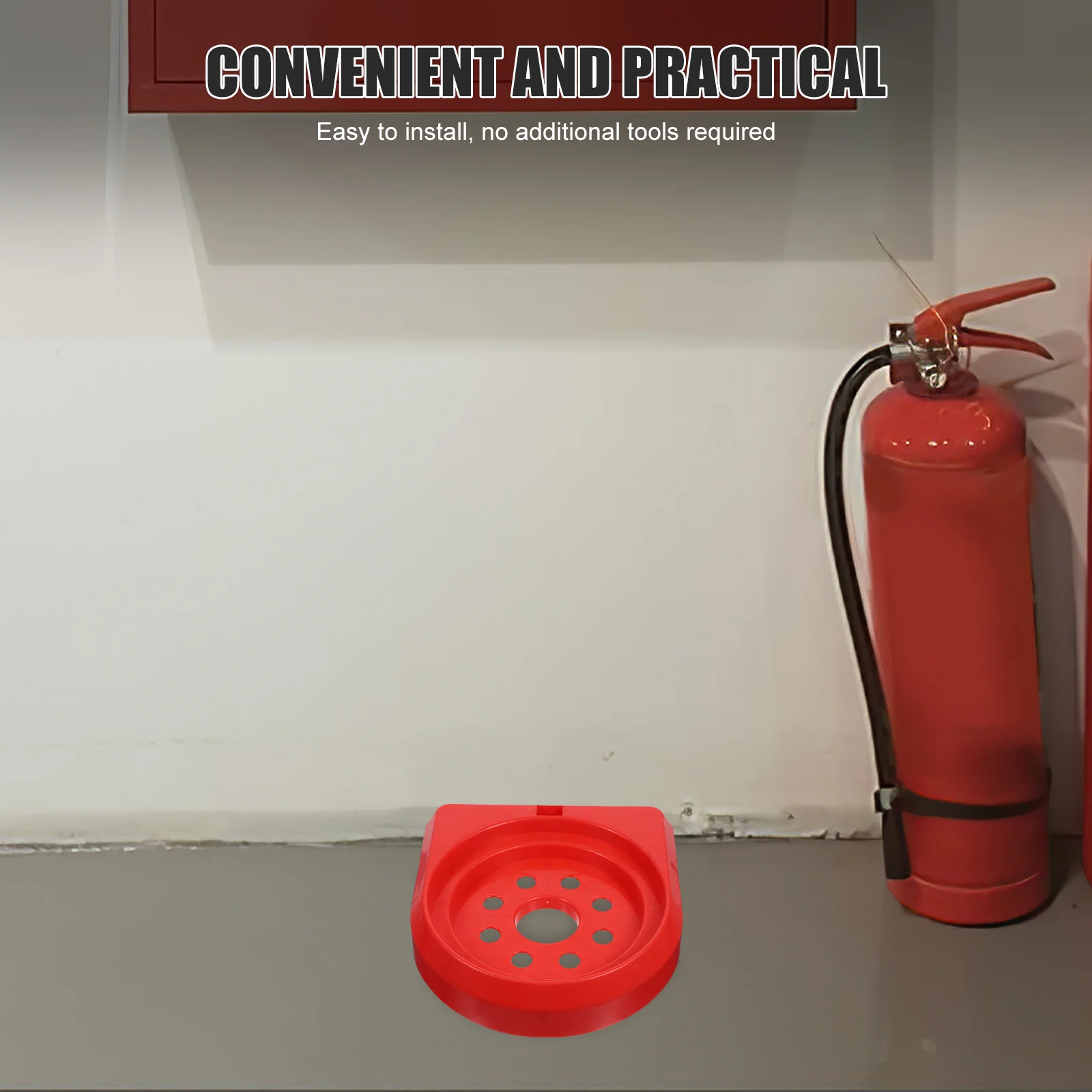 Fire Extinguisher Base Hanging Outdoors Mounted Hook for Vehicle with Bottom Bracket