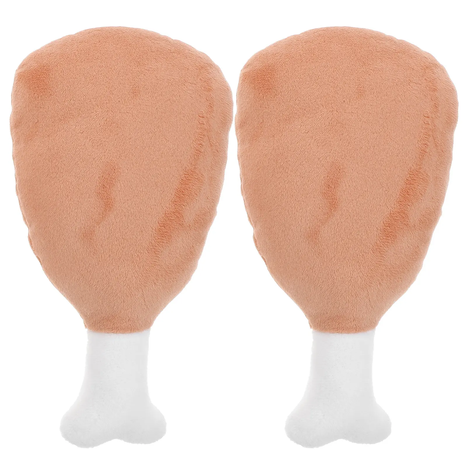 2Pcs 치킨 다리 모양 던지기 베개 부드럽고 편안한 피부 친화적 인 홈 오피스 소파 쿠션 어린이 휴식 낮잠 베개