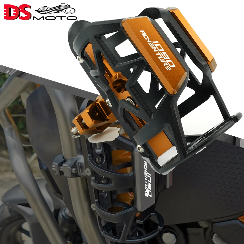 

For KTM 1090 Adventure R/S Super 1090ADV 2017-2023 Motorcycle CNC Accessorie Drink Cup Coffee Holder Beverage Water Bottle Stand
