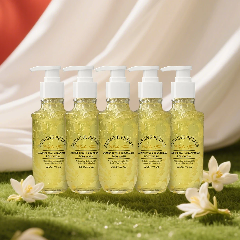 Jasmine Shea Butter Shower Gel Set for Hydration