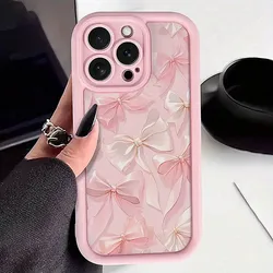 Stylish Pink Bow Phone Case for Girls - Hot Selling Cover (1)